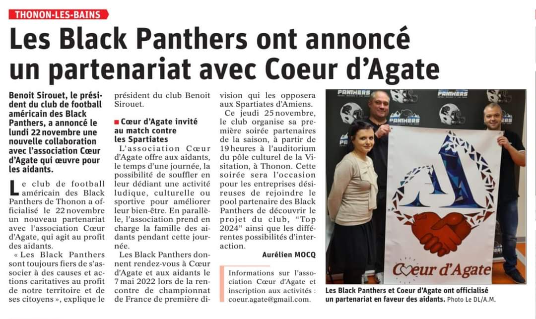You are currently viewing Les Black Panthers ont annoncé un partenariat avec Coeur d’Agate